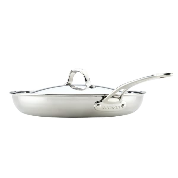 Anolon® EverLast 12.5in.Tri-Ply Clad Frying Pan with Lid