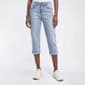Petite Architect(R) Roll Cuff Hem Denim Capris - image 1