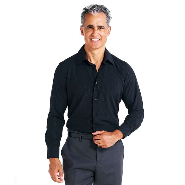 Mens Nautica Slim Fit Stretch Dress Shirt - image 