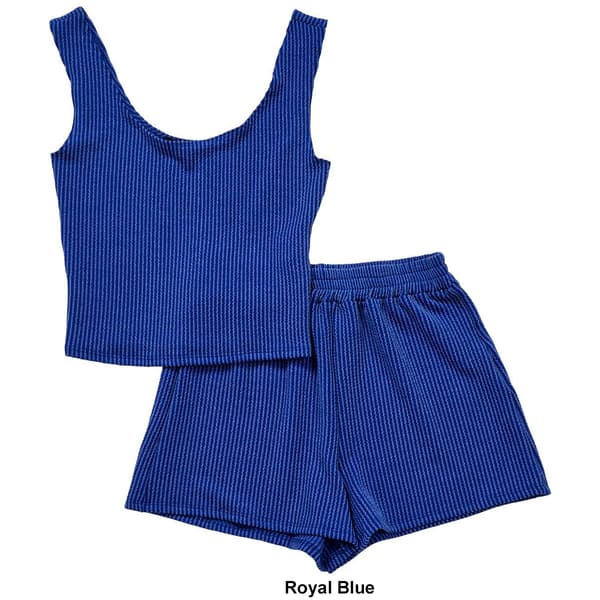 Juniors YMI&#174; Electro Pop 2pc. Tank & Shorts Set