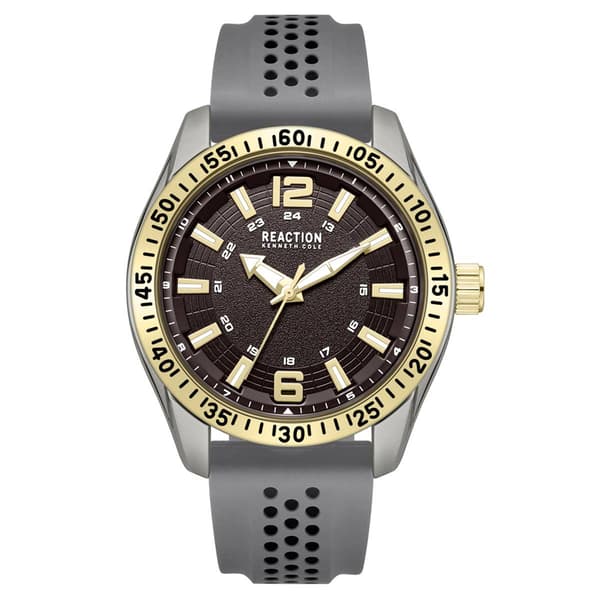 Mens Kenneth Cole Reaction&#40;R&#41; Gunmetal Sport Watch - KRWGM7004902 - image 