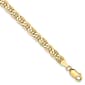 Unisex Gold Classics&#8482; 4.75mm. Semi-Solid Anchor Chain Necklace - image 2