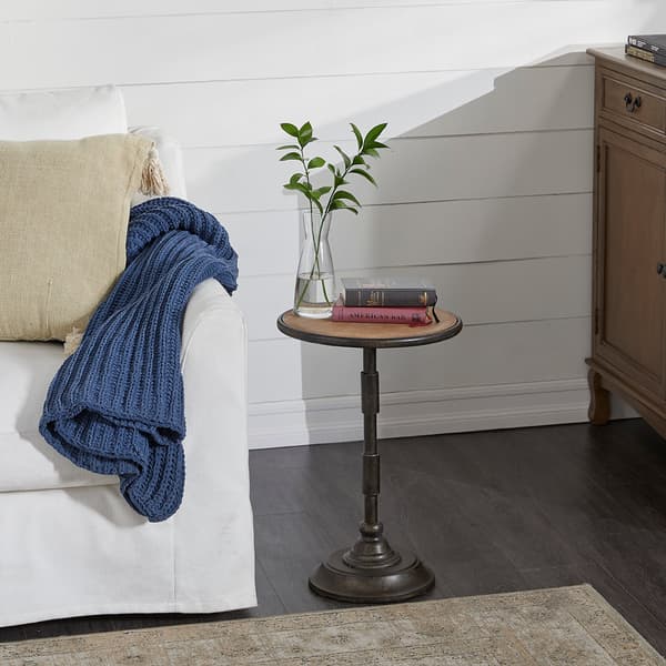 9th & Pike&#174; Round Wood Accent Table