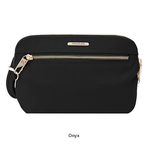 Travelon Tailored Convertible Crossbody Clutch Tote