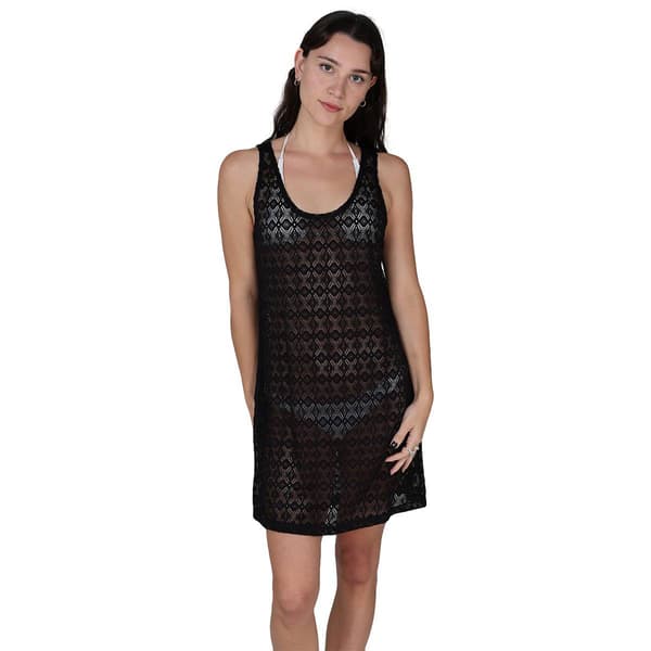 Womens J Valdi Diamante Scoop Neck Tank Dress