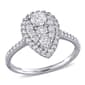 Diamond Classics(tm) 10kt. White Gold 1ctw. Diamond Pear Ring - image 1