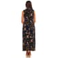 Womens MSK Sleeveless Floral Half Zip Neck Midi Dress - image 3