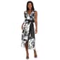 Womens R&M Richards Sleeveless Hi Low Floral Wrap Dress - image 1