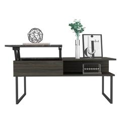FM FURNITURE Dayton Carbon Espresso Lift Top Coffee Table