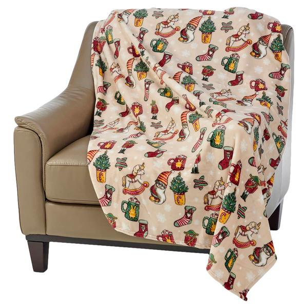 Ashley Cooper™ Vintage Holiday Plush Throw
