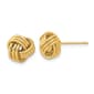 Gold Classics(tm) 9mm Gold Knot Stud Earrings - image 1