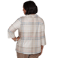 Plus Size Alfred Dunner Sunset Ridge Shimmer Plaid Sweater - image 2