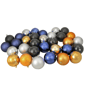 Northlight 32ct. Shatterproof 2-Finish Christmas Ball Ornaments - image 2