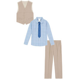 Boys &#40;4-7&#41; Van Heusen&#174; Micro Stripe Vest Dresswear Set