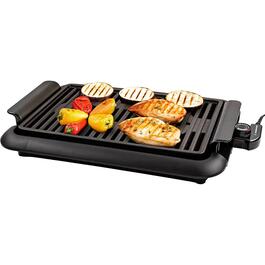 Ovente Electric Indoor Grill w/ 15x10in. Non-Stick Cooking Plate
