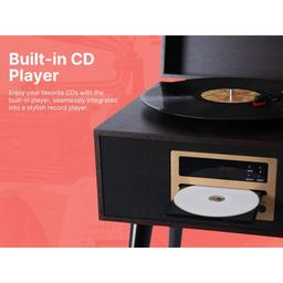 Victor® Newbury 8-in-1 Bluetooth Turntable Music Center
