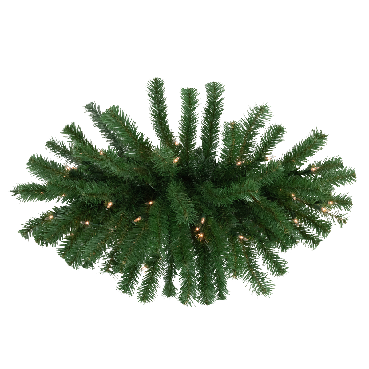 Northlight 28in. Pre-Lit Dorchester Pine Christmas Swag