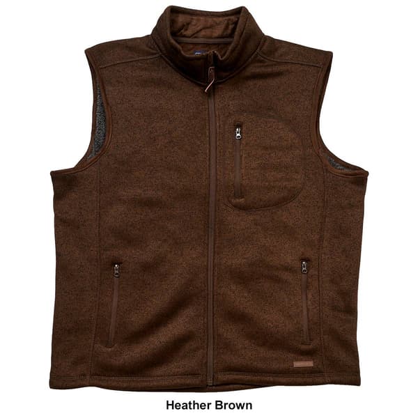 Mens Smith''s Sherpa Lined Sweater Fleece Vest