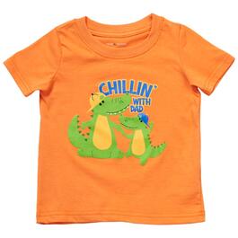 Toddler Boy Tales &amp; Stories Chillin&#39;&#39; With Dad Graphic Tee