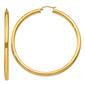 Gold Classics&#40;tm&#41; 14kt. Gold Polished 65mm Hoop Earrings - image 1