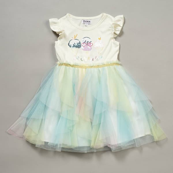 Girls &#40;4-6x&#41; Blueberi Boulevard Ice Cream Fun Tutu Dress - image 