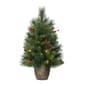 Puleo International 2ft. Gold Base Artificial Christmas Tree - image 1