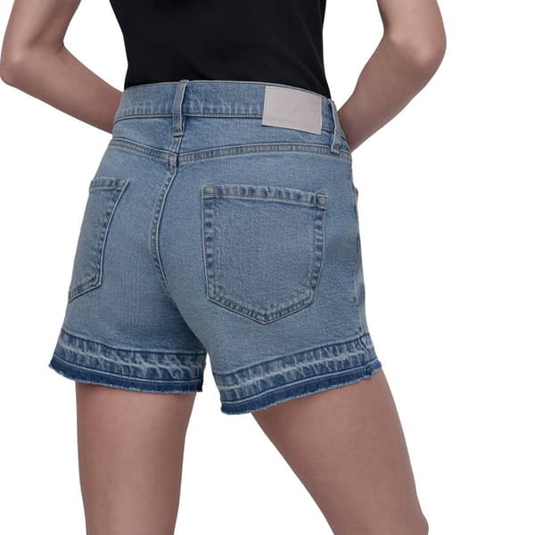Womens DKNY Jeans 5-Pocket Mid Rise Denim Shorts