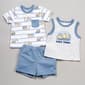 Baby Boy (12-24M) bon bebe® New York 3pc. Built Tough Set - image 2