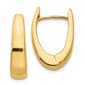 Gold Classics(tm) 14kt. Gold High Polished Hoop Earrings - image 1