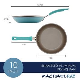 Rachael Ray Cook + Create 10in. Aluminum Nonstick Frying Pan