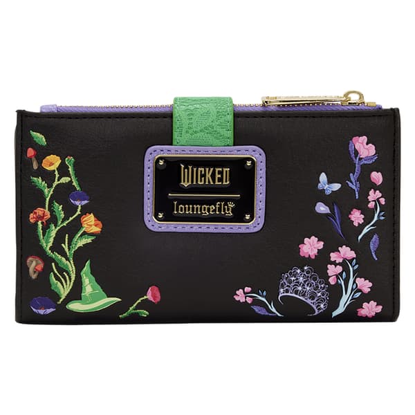 Wicked Glinda & Elphaba Floral & Lace Flap Wallet
