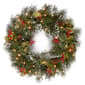 National Tree 24in. Wintry Pine&#40;R&#41; Wreath w/ clear lights - image 1