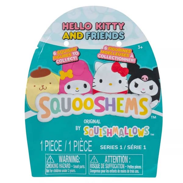 Squishmallows Squooshems Hello Kitty & Friends Plush Mystery Pack - image 