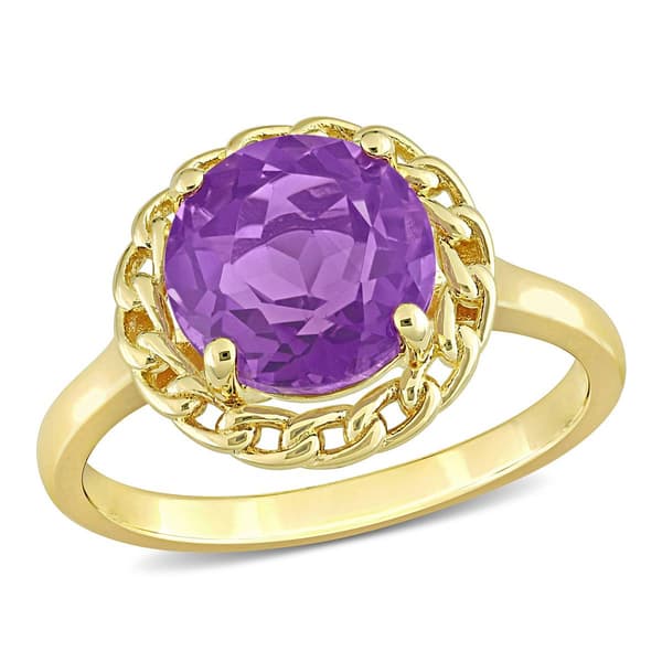 Sophia B 2 1/4ctw. African Amethyst Gemstone Ring - image 