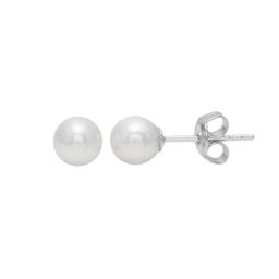 Gemstone Classics(tm) Sterling Silver Freshwater Pearl Stud Earrings