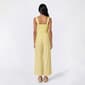 Juniors No Comment Wide Strap Smock Bodice Wide Leg Jumpsuit - image 2