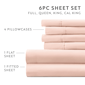 Soft Essentials 6pc. Luxury Ultra Soft Sheet Set - image 67