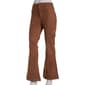 Juniors No Comment Knit Suede Button Front Flare Pants - image 1