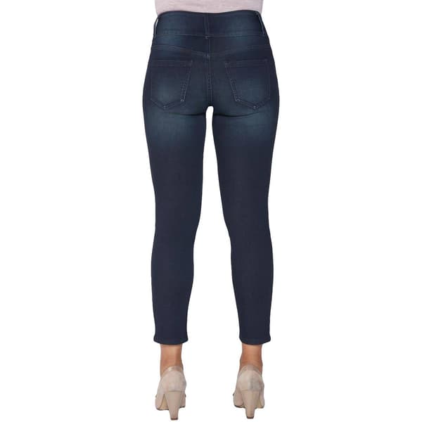 Petite Royalty Basic Three Button High Rise Skinny Jeans