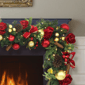 Puleo International 6ft. Pre-Lit Adorned Garland - image 2