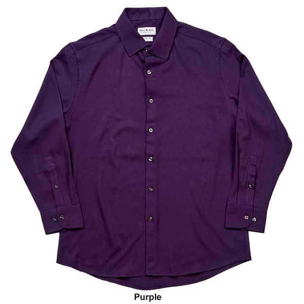 Mens Bill Blass Slim Fit Double Twill Dress Shirt