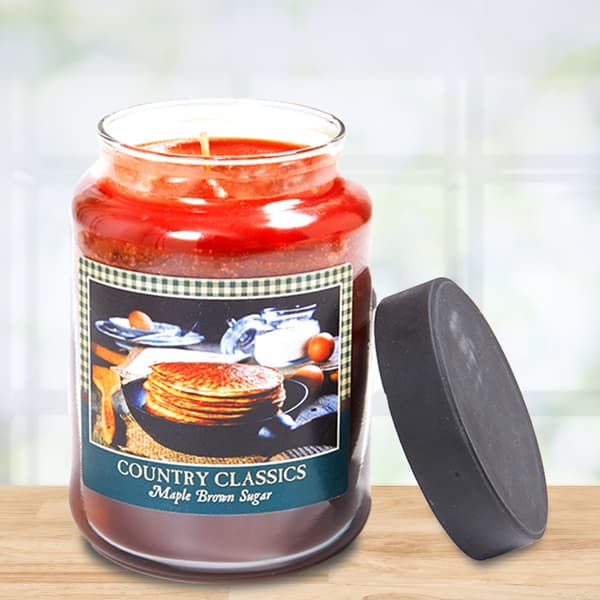 Country Classics Maple Brown Sugar 26oz. Jar Candle