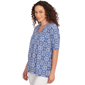 Womens Ruby Rd. Americana Chic Pacific Medallions Tee - image 3