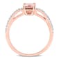 Gemstone Classics&#8482; Rose Gold Emerald-Cut Morganite Ring - image 4