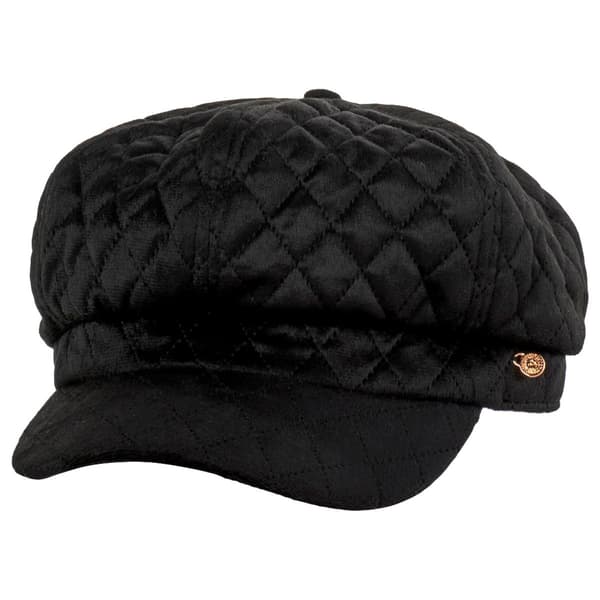 Womens Anne Klein Quilted Cabby Hat