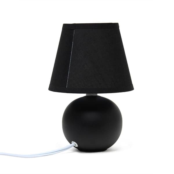 Creekwood Home Nauru 8.6in. Ceramic Orb Base Table Lamp