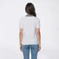 Womens Nautica Short Sleeve Split Neck Sweater With Stripe Collar - image 5