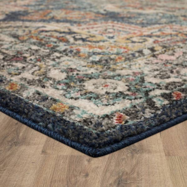 Mohawk Home Dellen Blue Accent Rug