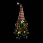 Alpine Christmas Tree Merry Gnome Statue - image 3