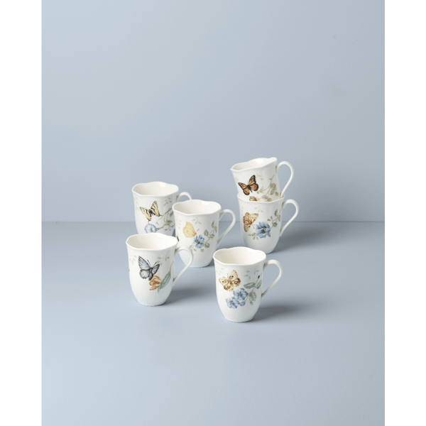 Lenox® Butterfly Meadow® Mugs - Set of 6